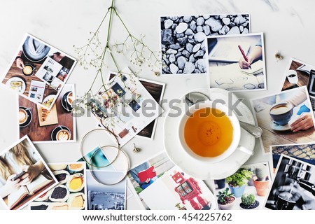 Cafe Tea Time Break Relaxation Photography Concept