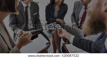 Business People Discussion Marketing Plan Meeting Concept
