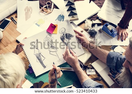 Fashion Designer Sketch Drawing Costume