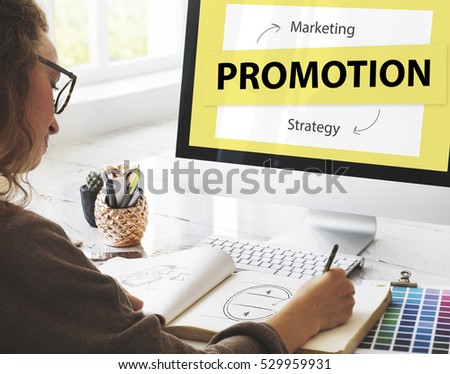 Product Promotion Marketing Strategy Concept