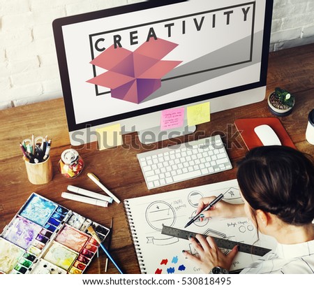 Creative Design Ideas Imagination Modern Concept