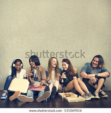 Teenagers Lifestyle Casual Culture Youth Style Concept