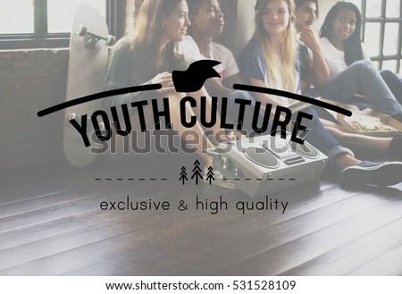 Youth Vintage Vector Graphic Concept