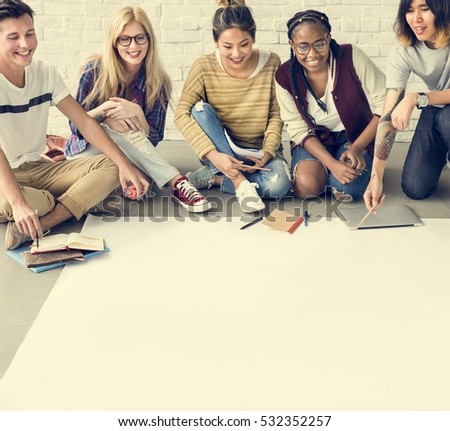 Diversity Students Friends Happiness Ideas Concept