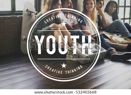 Youth Vintage Vector Graphic Concept