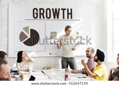 Analysis Growth Progress Performance Concept