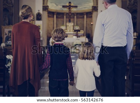 Church People Believe Faith Religious Family