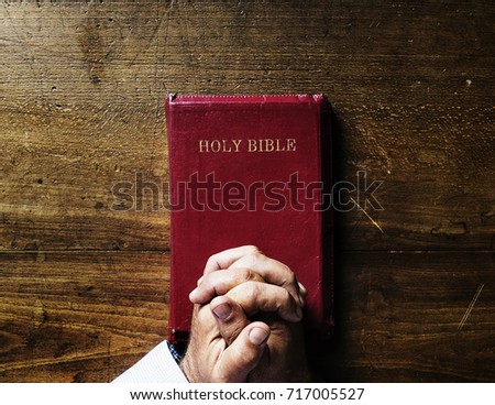 Hands prayer faith in christianity religion