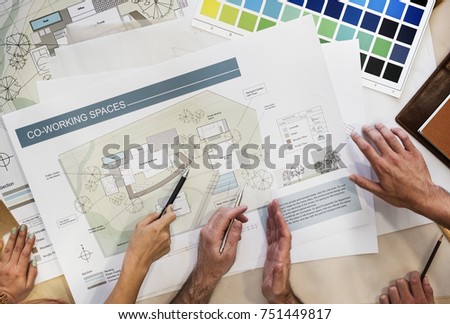 Architects working on a project