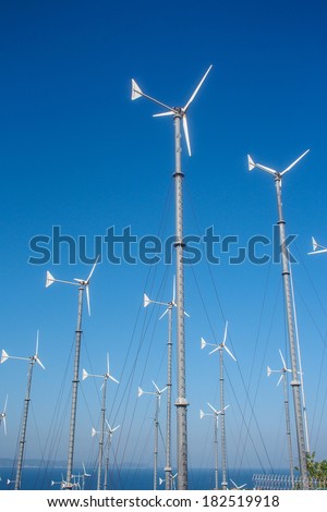 wind turbine for electric generator