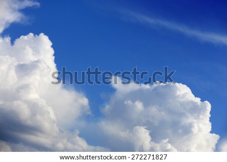 Nice clouds in sky at a nice day