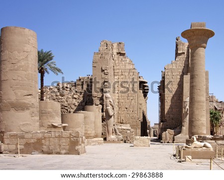 Karnak temple in Luxor, (Egypt, Africa)