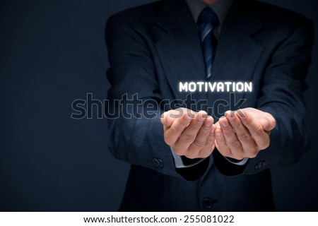 Businessman, consultant or human resources officer give you a motivation.