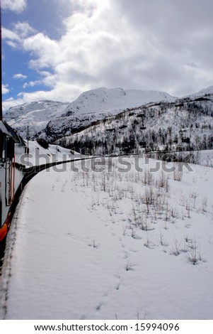 Train travel through Norway