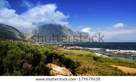 Ocean scape at Cape town South Africa