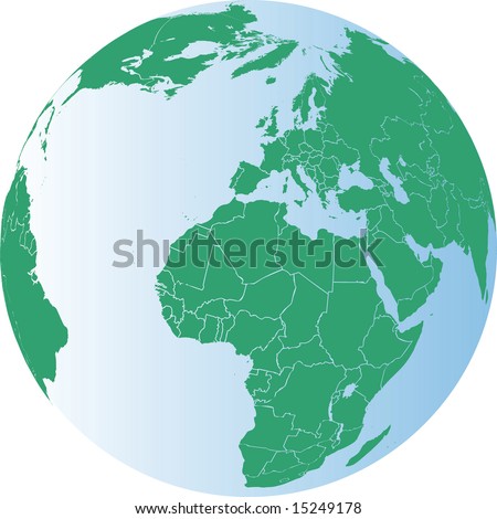 Globe Africa Vector