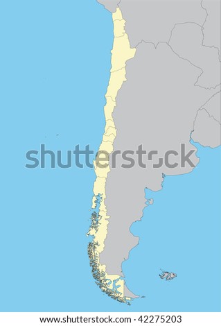 map of chile with capital. Map Chile Santiago map of