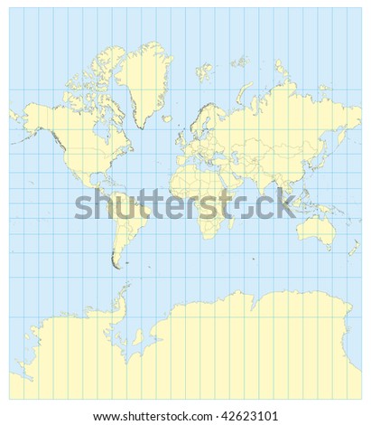 world map europe centered. detailed map of the world