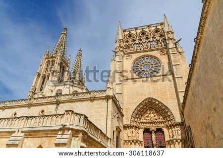 Cathedral of Burgos. An Spanish example of gothic architecture