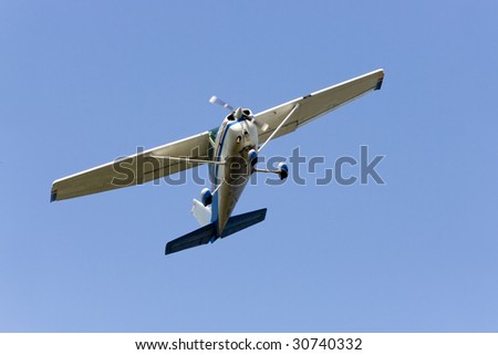 stock photo : Cessna type plane with charter flights