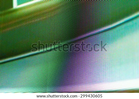Green colored LED smd screen background
