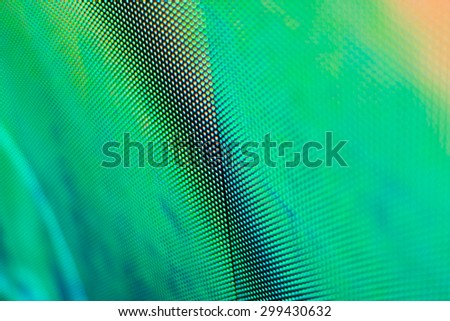 Bright green Led screen background