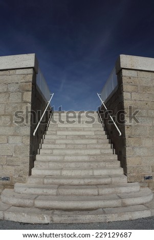 stone stairs to heaven