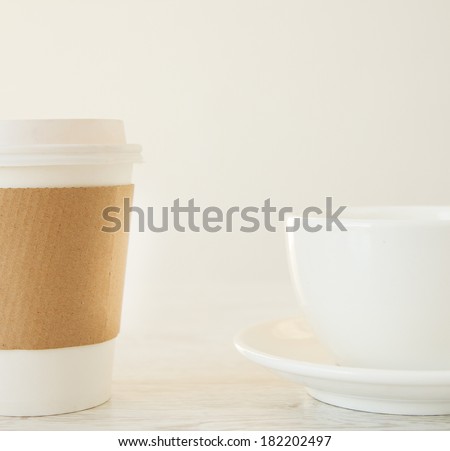 What to choose: a papercup or a ceramic cup