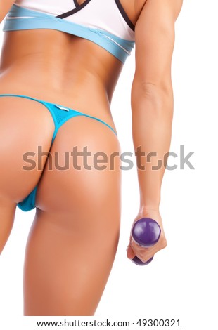 stock photo picture of sexy ass of sportswoman