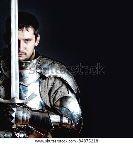 Glistening Knight holding two-handed sword