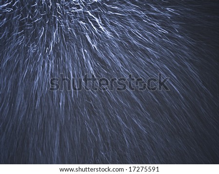 Abstract Snow Falling At Night Towards the Camera
