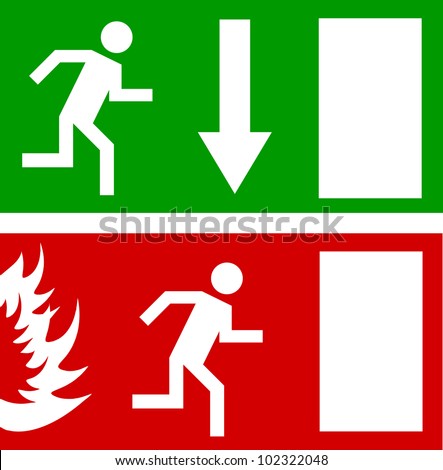 fire exit icon