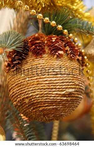 Christmas decoration hand-made ball
