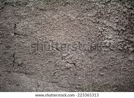 Texture of old wall covered textured gray cement