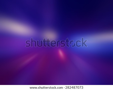 Beautiful abstract fantasy background, soft blurred rays of light, speed effect, bokeh lights
