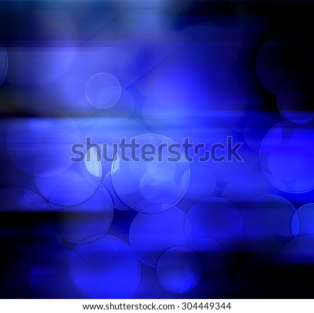 Lights shine On Blue and bokeh fairy Illustration, Graphic Design Useful For Your Design.