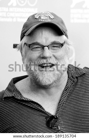VENICE, ITALY - SEPTEMBER 01: Actor Philip Seymour Hoffman attends \'The Master\' photo-call during the 69th Venice Film Festival on September 1, 2012 in Venice, Italy
