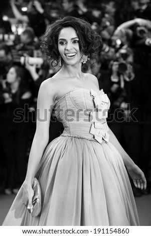 CANNES, FRANCE - MAY 14: Mallika Sherawat attends the Premiere of \'Wall Street: Money Never Sleeps\' during the 63rd Cannes Film Festival on May 14, 2010 in Cannes, France.