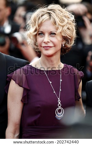 CANNES, FRANCE - MAY 17: Actress Meg Ryan attends \'Countdown To Zero\' Premiere during the 63rd Cannes Film Festival on May 17, 2010 in Cannes, France.