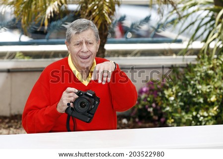 CANNES, FRANCE - MAY 23: Jerry Lewis attends the \'Max Rose\' photo-call during The 66th Cannes Film Festival on May 23, 2013 in Cannes, France.