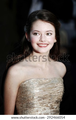 CANNES, FRANCE- MAY 22: Actress Mackenzie Foy attends the \'Little Prince\'  Premiere during the 68th Cannes Film Festival on May 22, 2015 in Cannes, France.