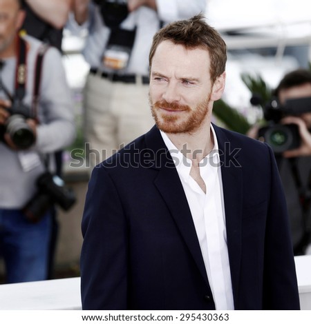 CANNES, FRANCE- MAY 23: Michael Fassbender attends the \'Macbeth\' photo-call during the 68th Cannes Film Festival on May 23, 2015 in Cannes, France.