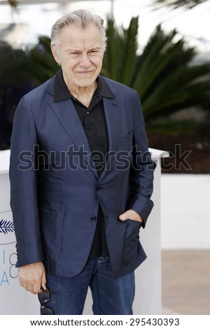 CANNES, FRANCE- MAY 20 : Harvey Keitel attends the \'Youth\' photo-call during the 68th Cannes Film Festival on May 20, 2015 in Cannes, France.