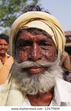An old man from India