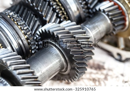 Gear, the part of power transmission control inside the engine.