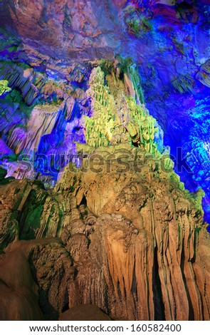 reed flute cave guilin guangxi province china