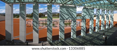 Australia parliament house Canberra exterior