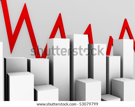 a illustration of a business stock rates