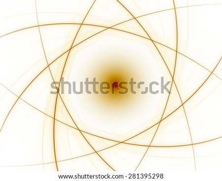 Illustartion of Gold glittering star dust circle