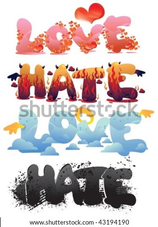love and hate art